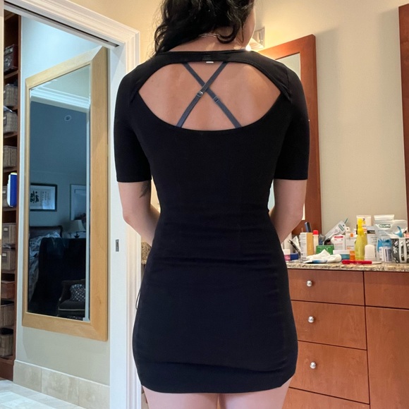 Wilfred Black Mini Dress - Picture 3 of 6